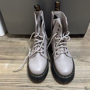 Dr. Martens Women's pink Leather Boots